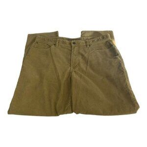 Lands End Mens Traditional Fit Corduroy Pants Size 38 Tan